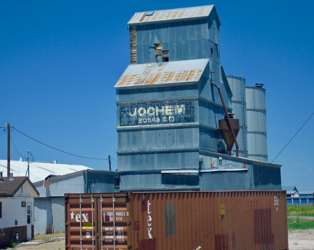 Typical Eastern CO farm grain elevator silo