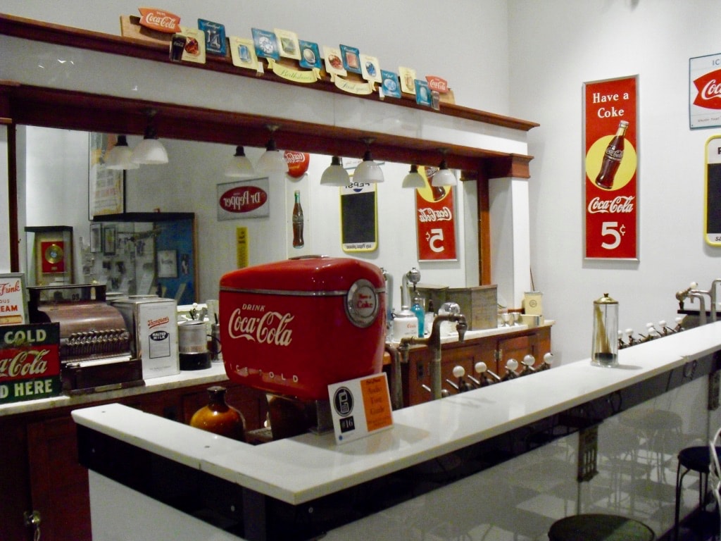 Hillrose Soda Fountain at Fort Morgan CO Library Museum M