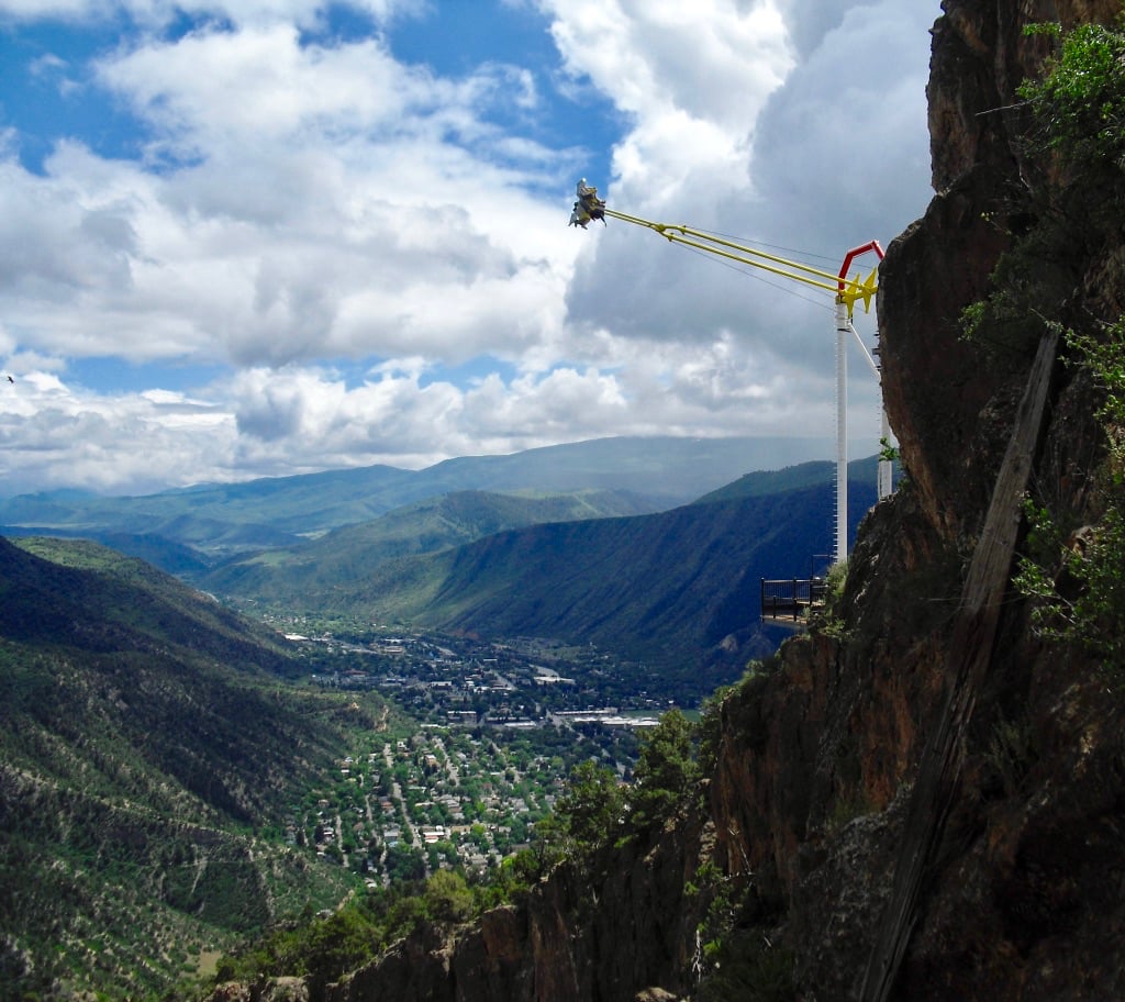 Giant Canyon Swing over Glenwood Canyon Adventure Park