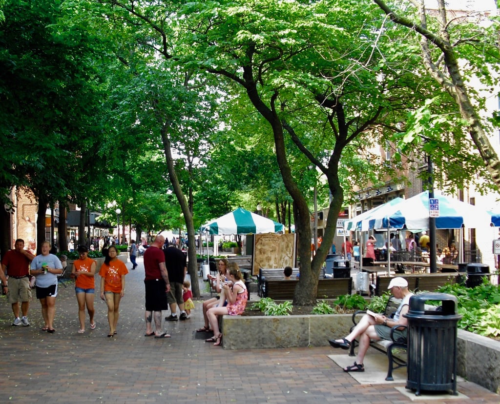 Iowa City Pedestrian Mall 