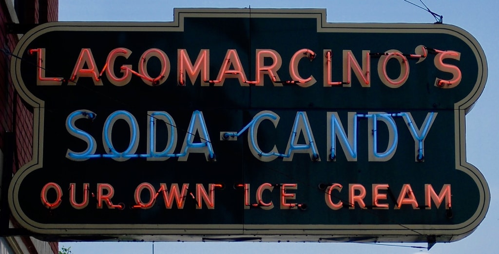 Lagomarcino's Soda ice cream shop Moline IL