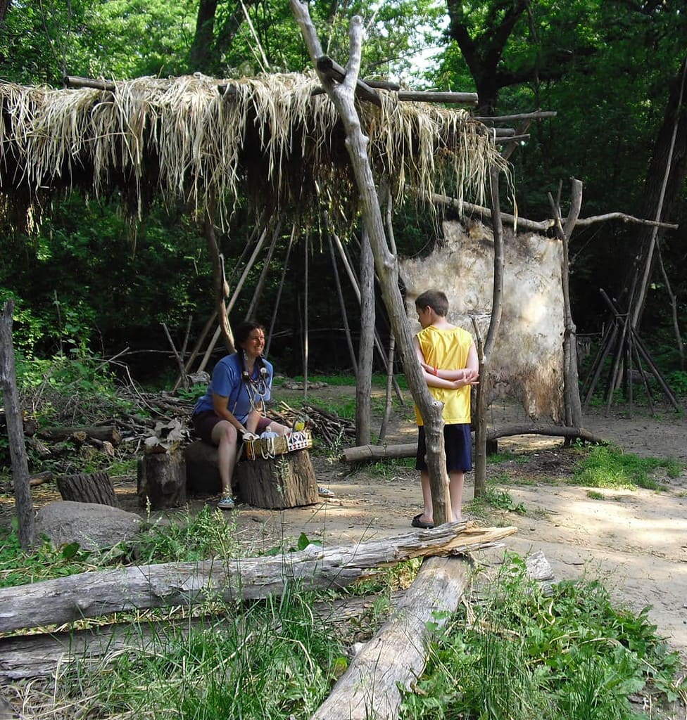 American Indian Village at Living History Farms 