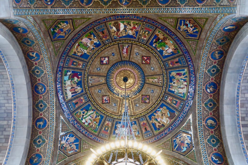 Dome mosaics Nebraska State Capitol Lincoln NE