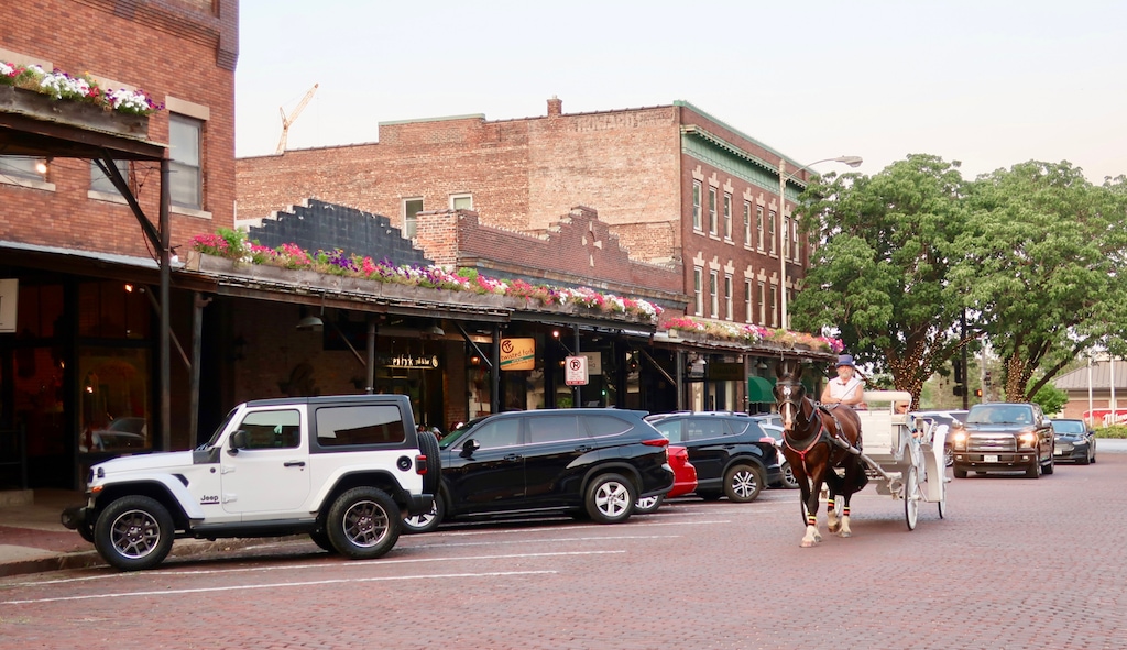 Old Market section of Omaha NE