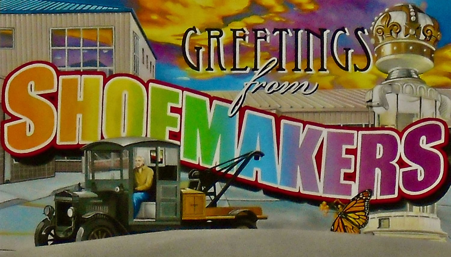 Greetings from Shoemakers Mural Lincoln NE