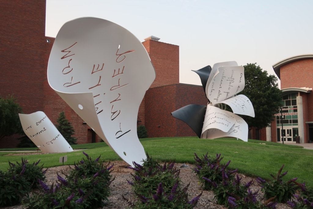 Pages Sculpture on grounds of UNL Lincoln NE