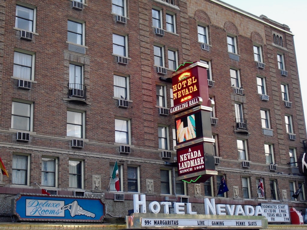 Hotel Nevada exterior Ely NV