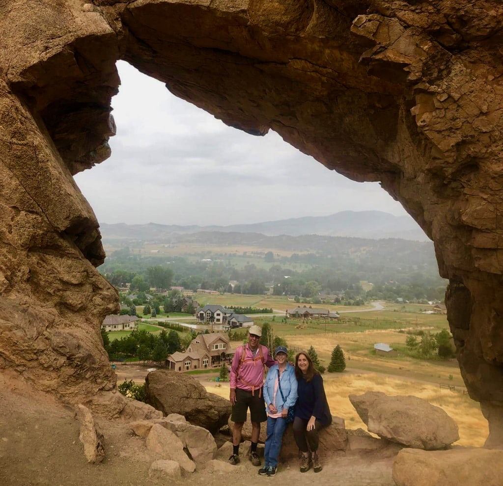 Keyhole at Devils Backbone Trail Loveland CO