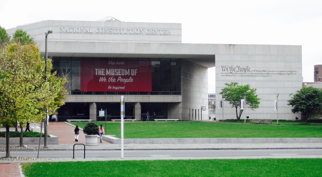 National Constitution Center exterior Philadelphia PA