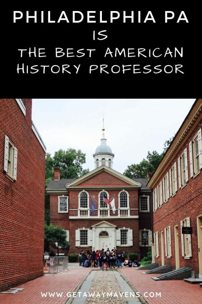 Philadelphia as American History Professor Pin