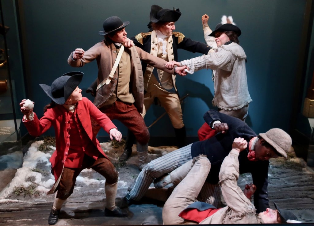 George Washington breaks up brawl between Black and White soldiers Museum of American Revolution