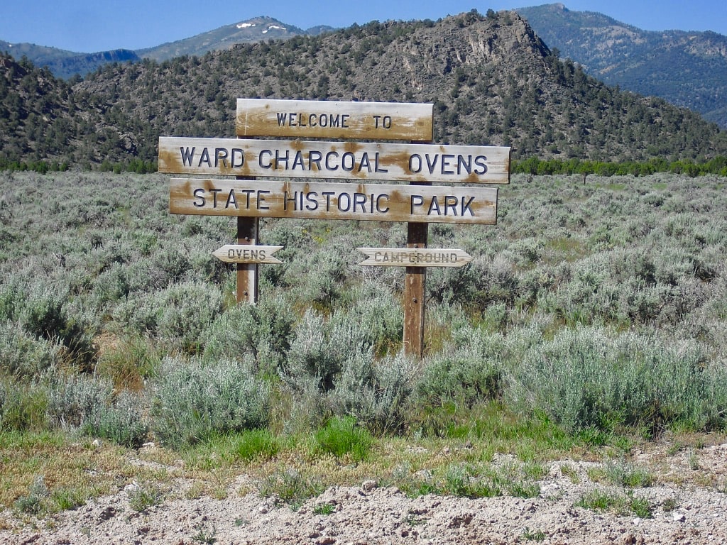 Ward Charcoal Ovens Sign - 8 miles from site