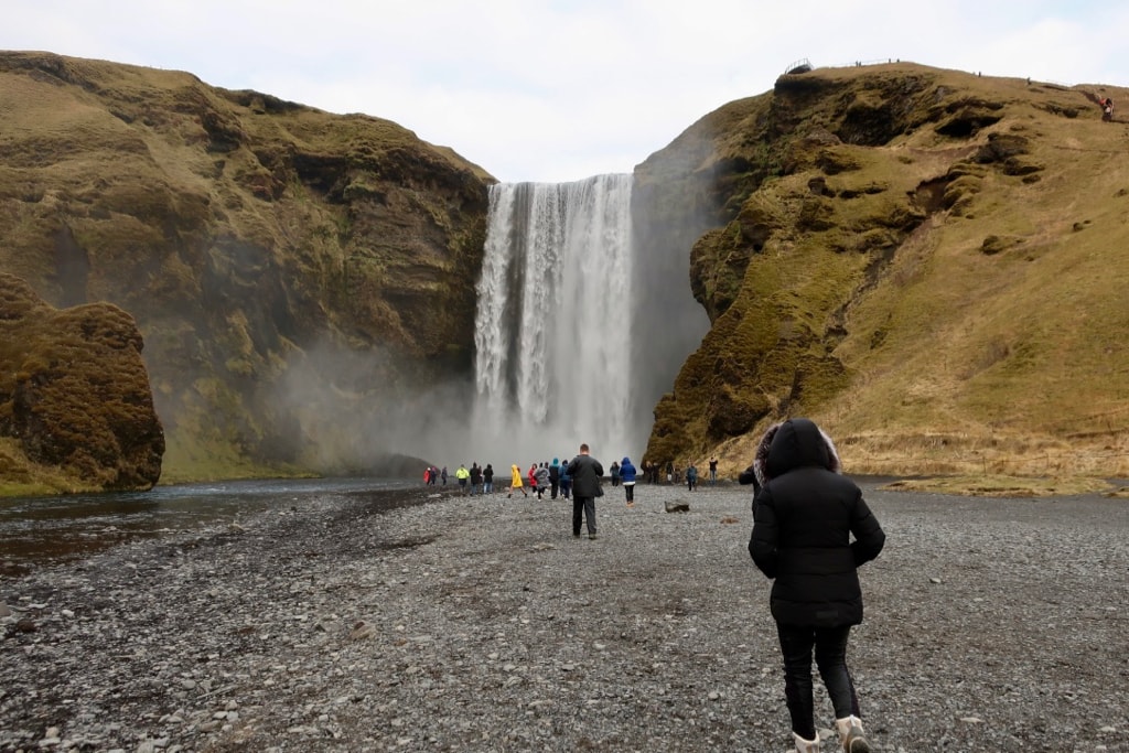 Skogafoss Waterfall popular Iceland Itinerary stop
