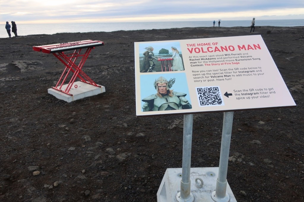 Will Ferrell Volcano Man filming site Iceland