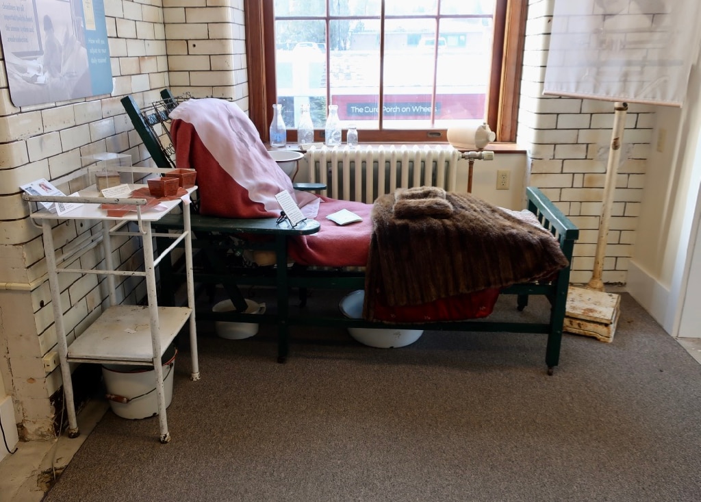 Tuberculosis Cure Chair Saranac Laboratory Museum NY