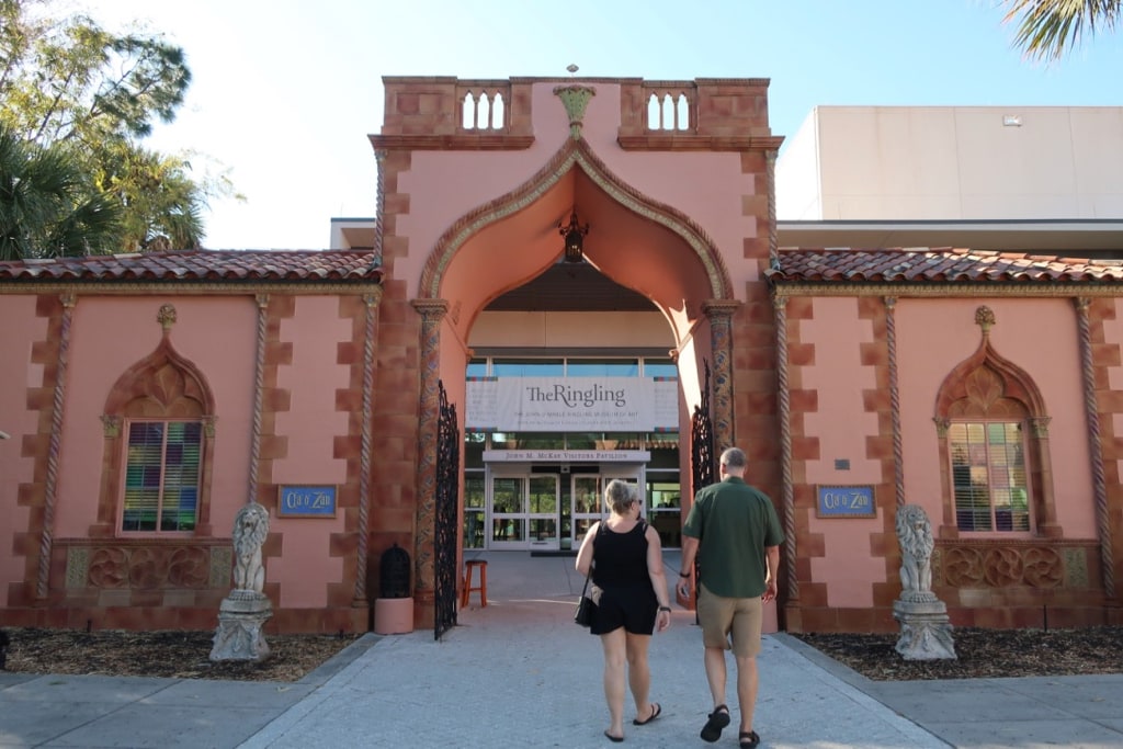 Entrance to The Ringling Museum Sarasota FL