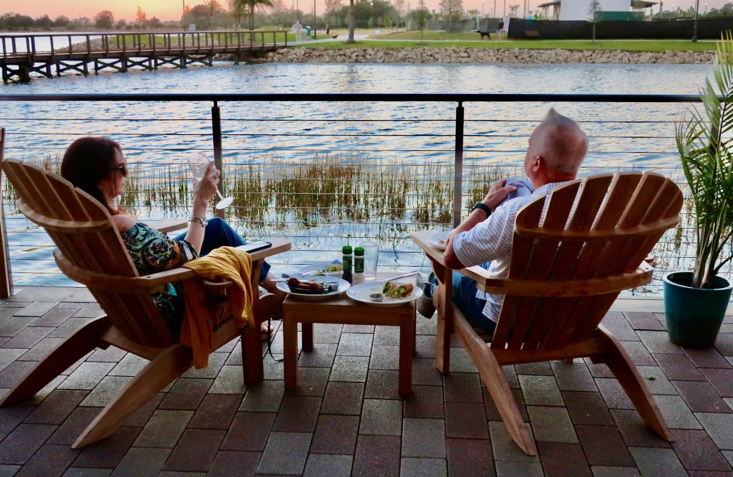 Romantic Sunset spot Good Liquid Brewing at Lakewood Ranch Sarasota FL