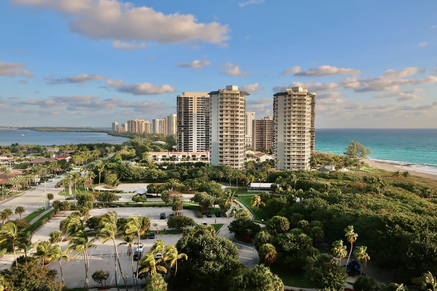 Birds Eye view of Singer Island FL