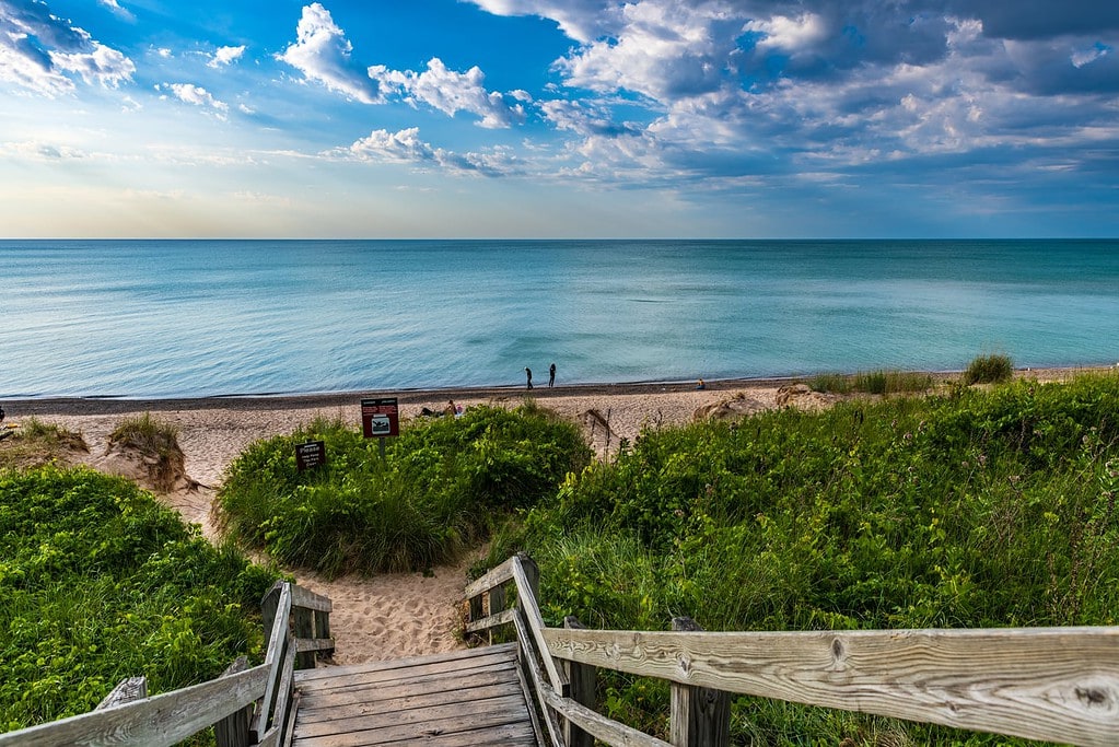 Indiana Dunes National Park beach