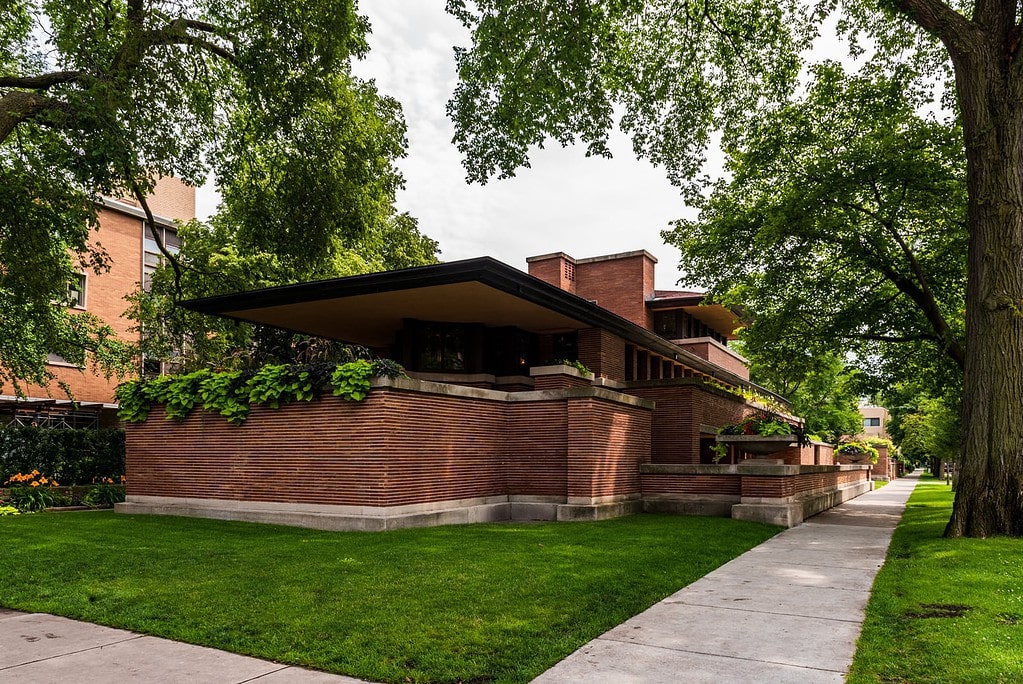 Frank LLoyd Wright house in Chicago