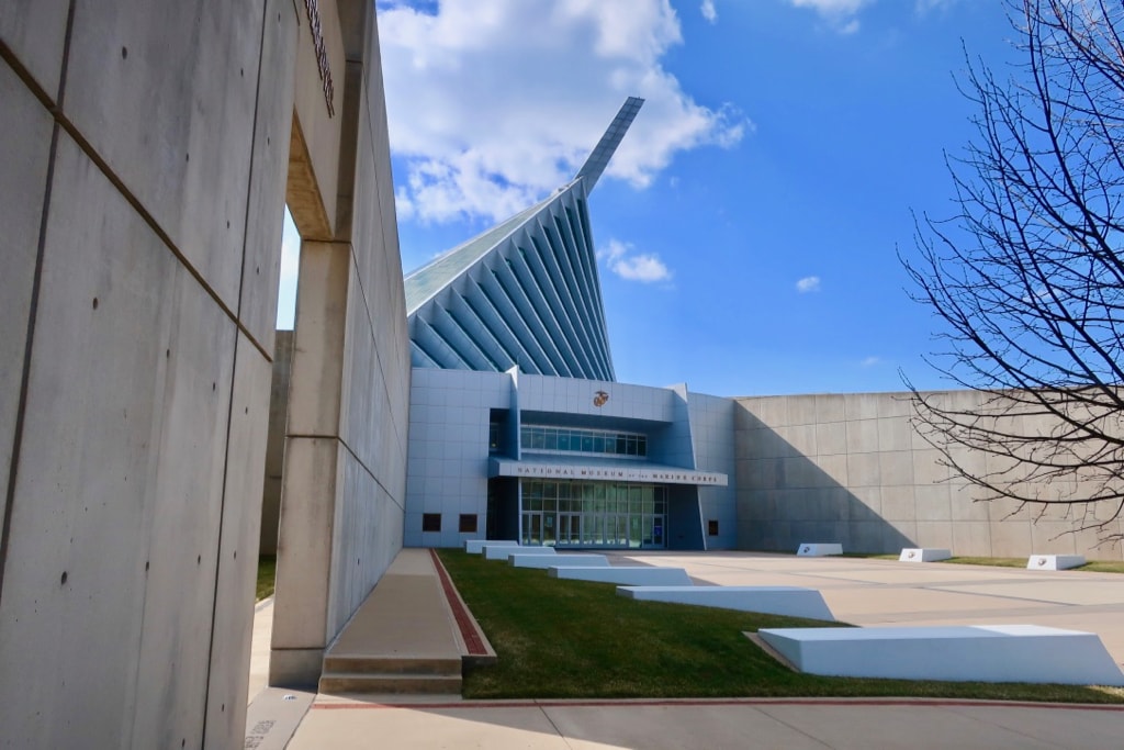 Entrance to National Museum of the Marine Corps, Triangle VA