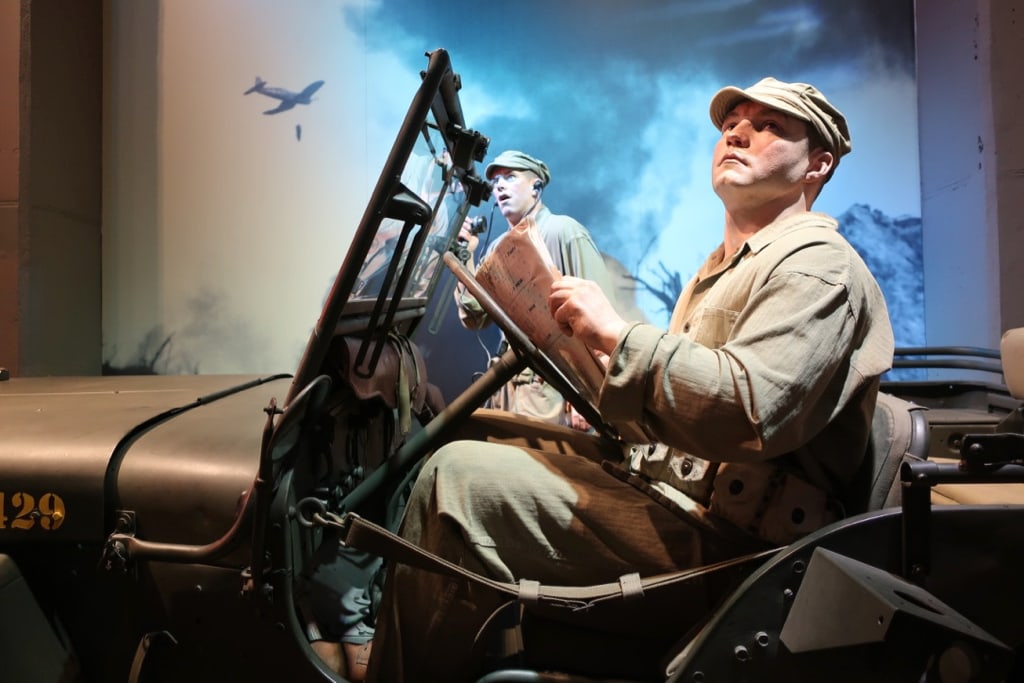 WWII Soldier in jeep National Museum of the Marine Corps, Triangle VA