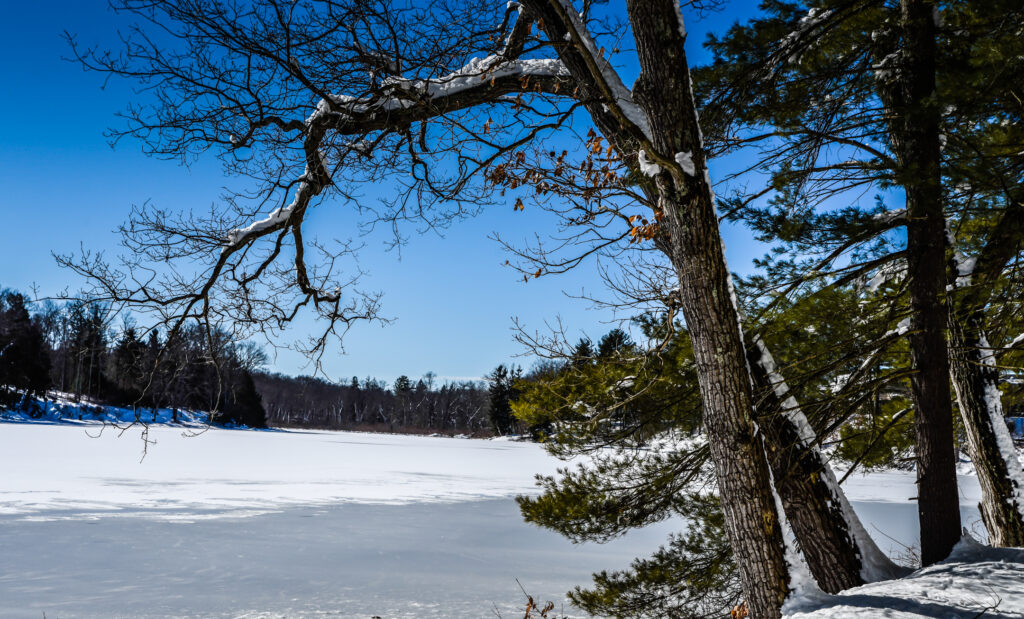 Frozen Lake Wallenpaupack