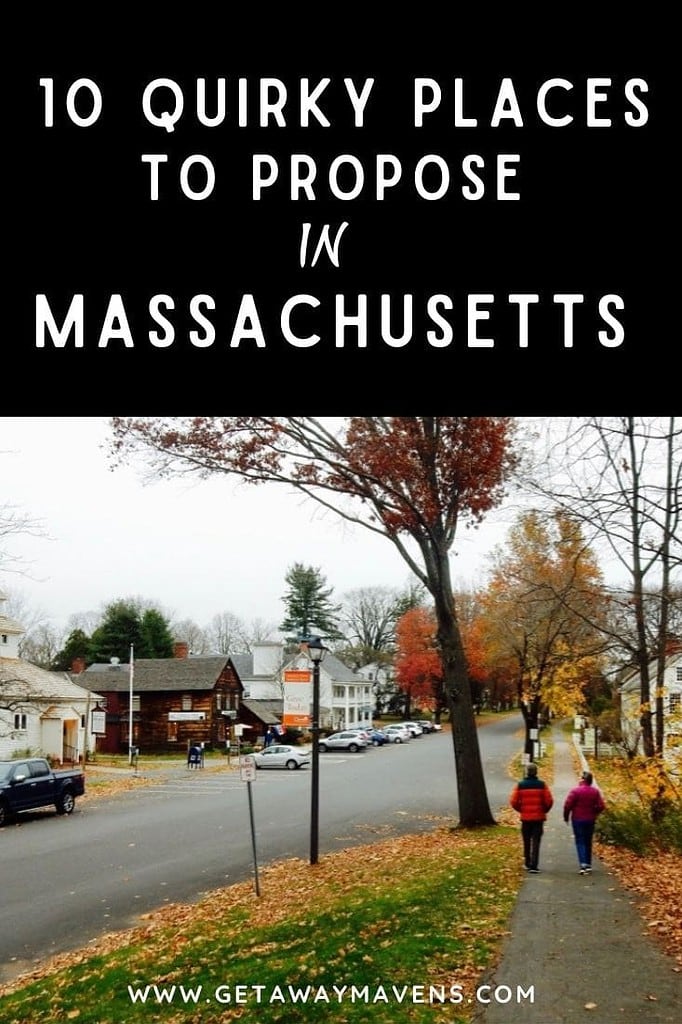 Quirky places to propose in Massachusetts pin