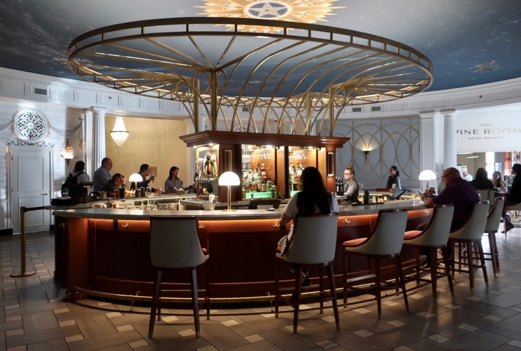 Newly renovated 1882 Lobby Bar Hotel Roanoke VA