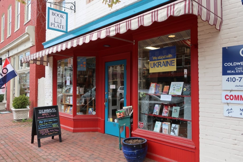 Book Plate Bookstore exterior in Chesterfield MD