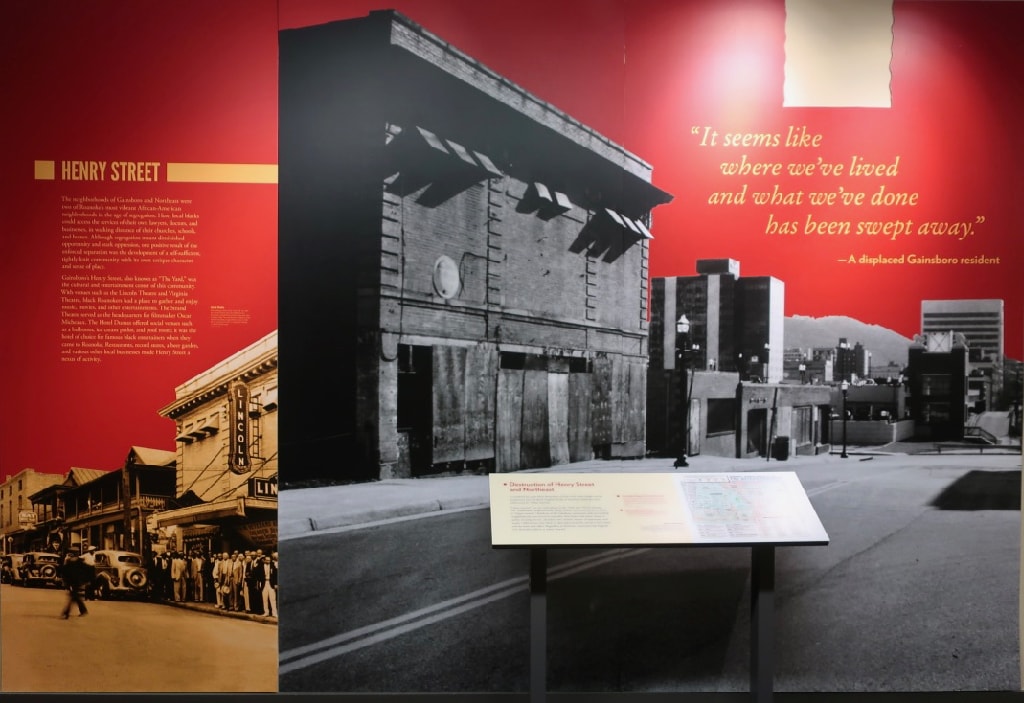 Information about Henry St in Roanoke VA at Harrison Museum of African American History