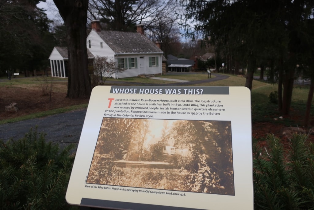 Riley Plantation, Josiah Henson Museum Bethesda MD