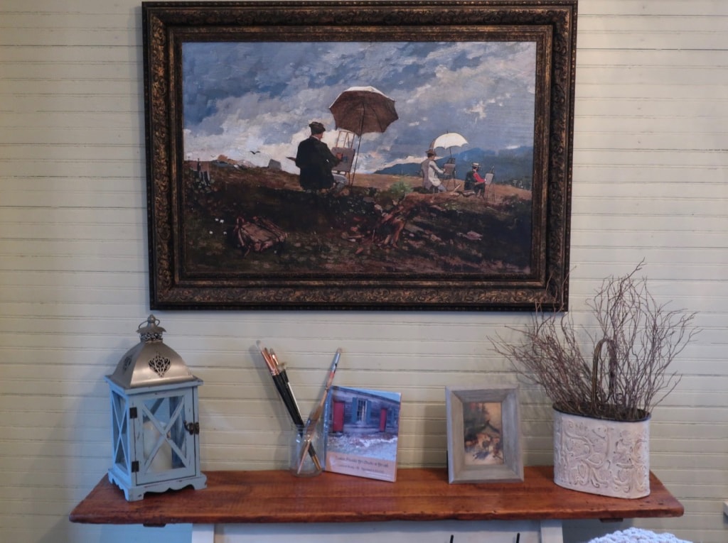 Lucien Powell art studio now luxury cottage at Airwell BnB, Purcellville VA