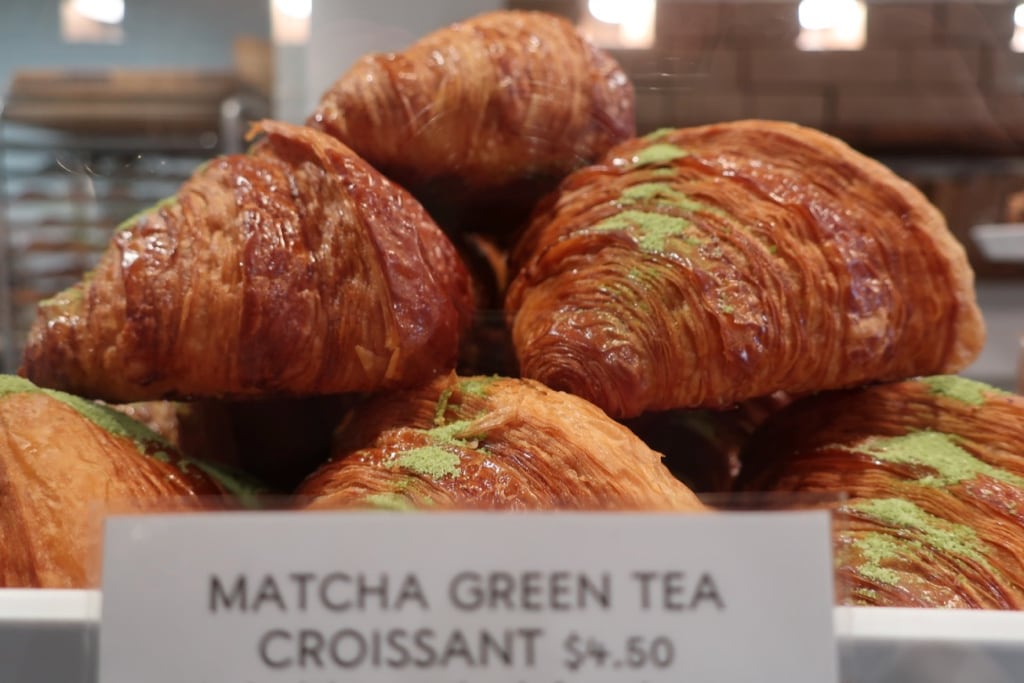 Matcha Green Tea Croissants Sunday Morning Bakehouse Pike and Rose MD