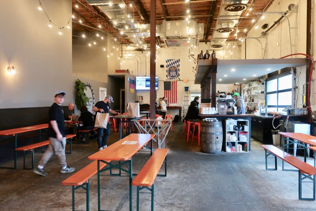 More Better Restaurant and Beer Garden interior space near Purcellville VA