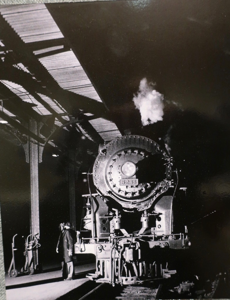 O Winston Link photo of steam train Roanoke VA