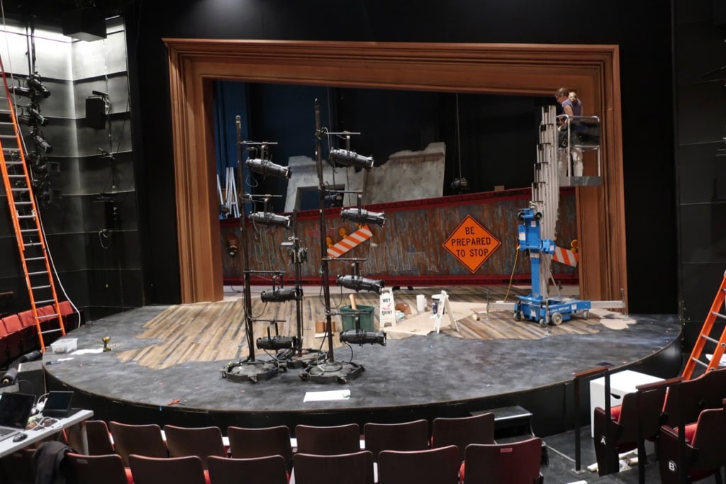 setting the stage for new production at Round House Theater Bethesda MD
