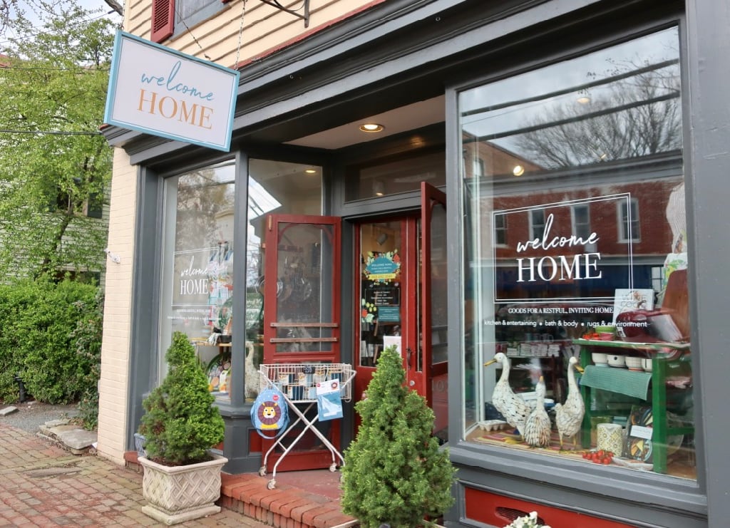 Welcome Home Gift and Home Goods shop in Chestertown MD