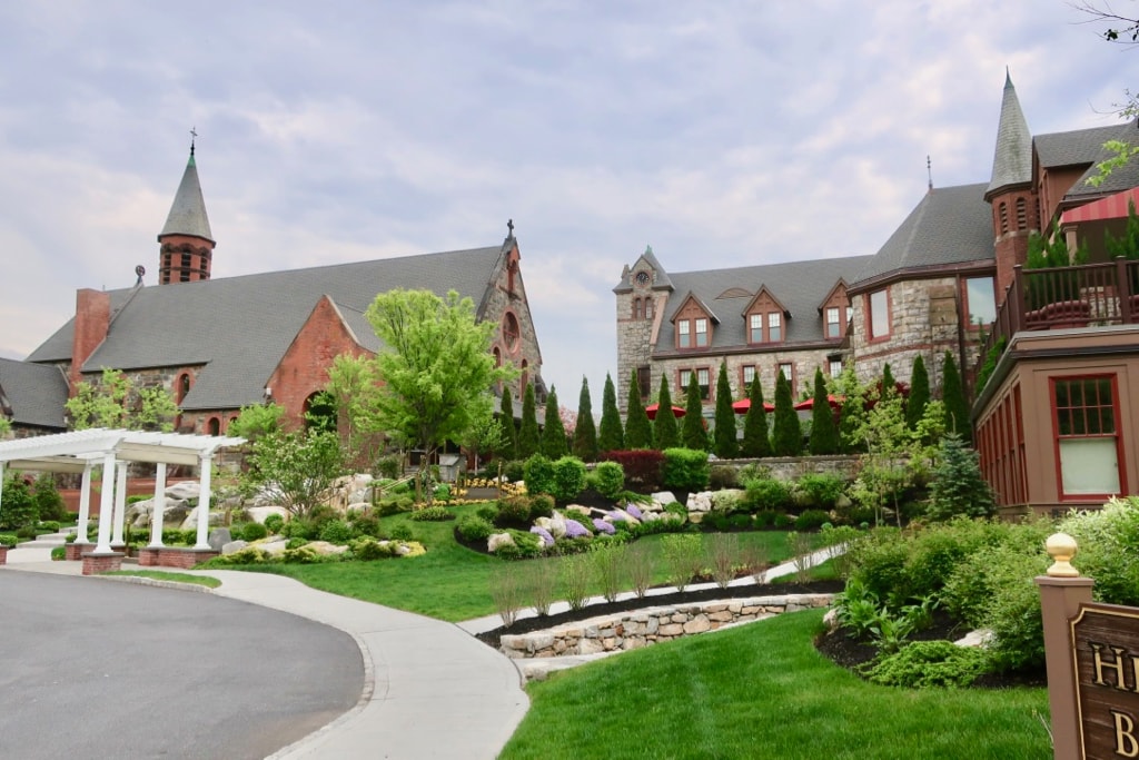 The Abbey Inn and Spa exterior shot, Peekskill NY