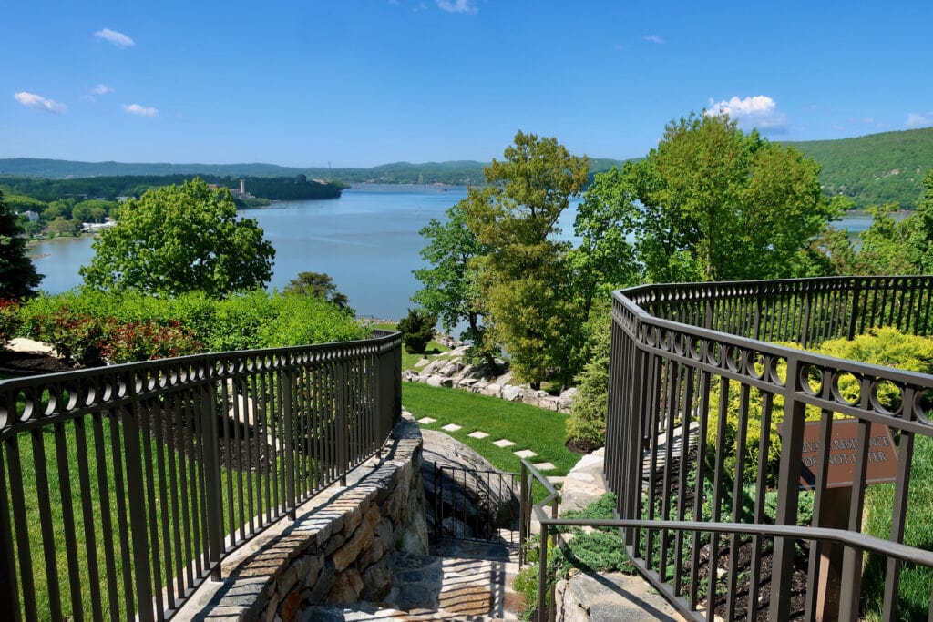 Hudson River from Abbey Inn and Spa Peekskill NY