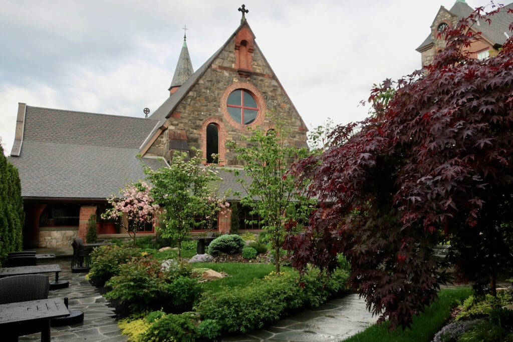 Garden at Abbey Inn and Spa Peekskill NY