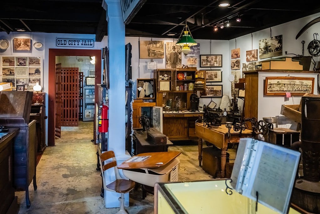 Interior of Mount Dora History Museum