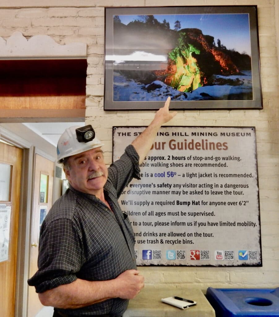Bill kroth director of Sterling Hill Mining Museum NJ