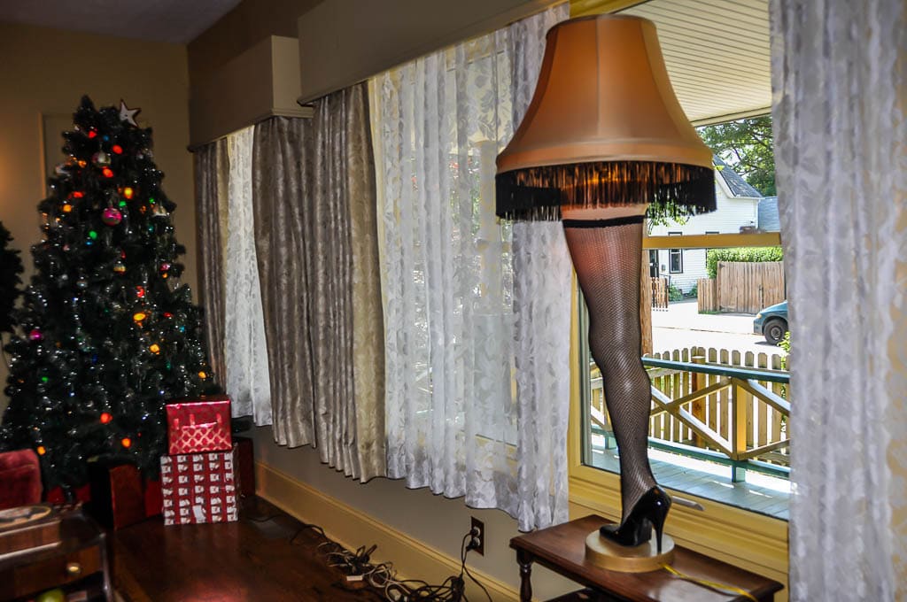 Leg Lamp at the Christmas Story  Museum