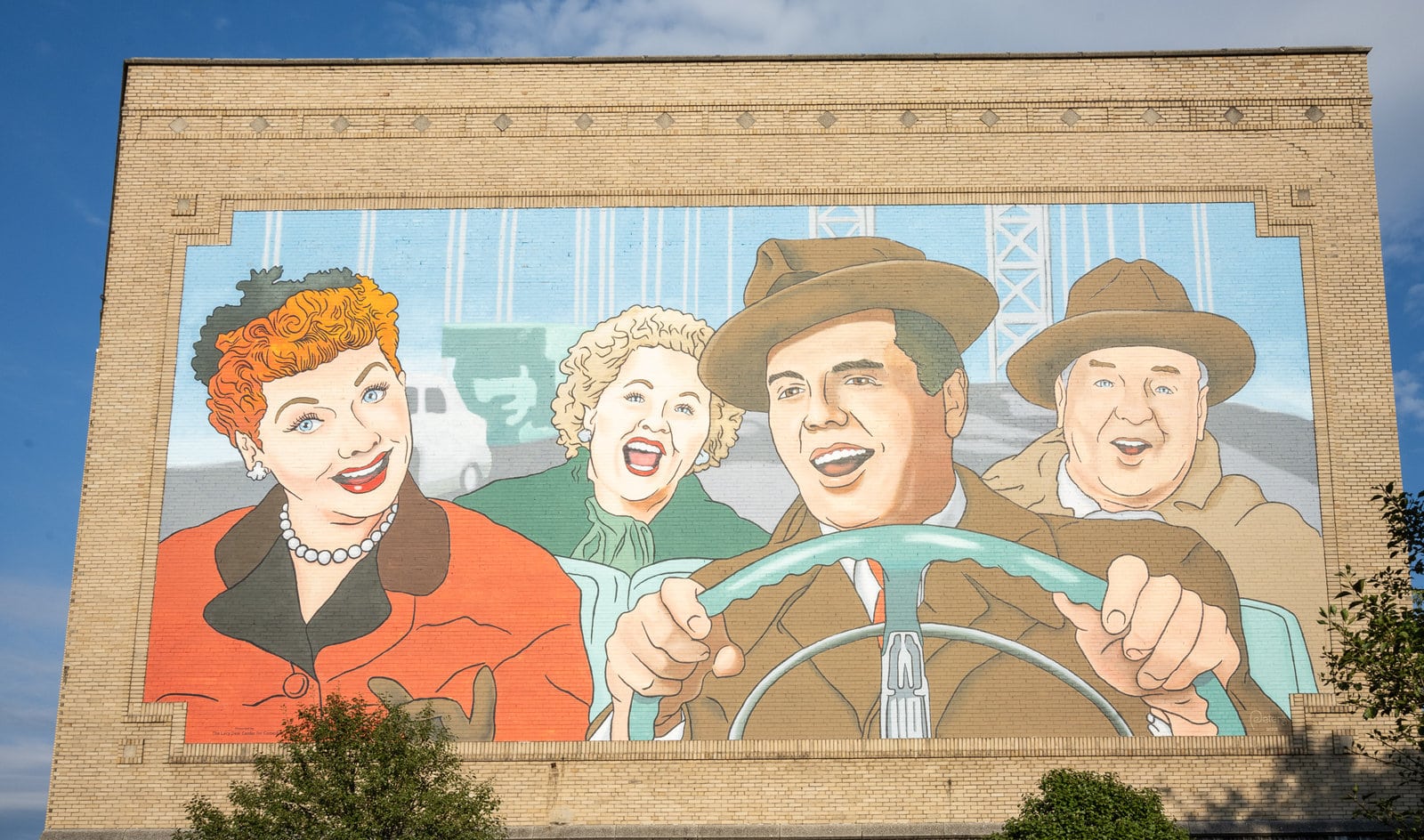 Lucille Ball mural at Public Market