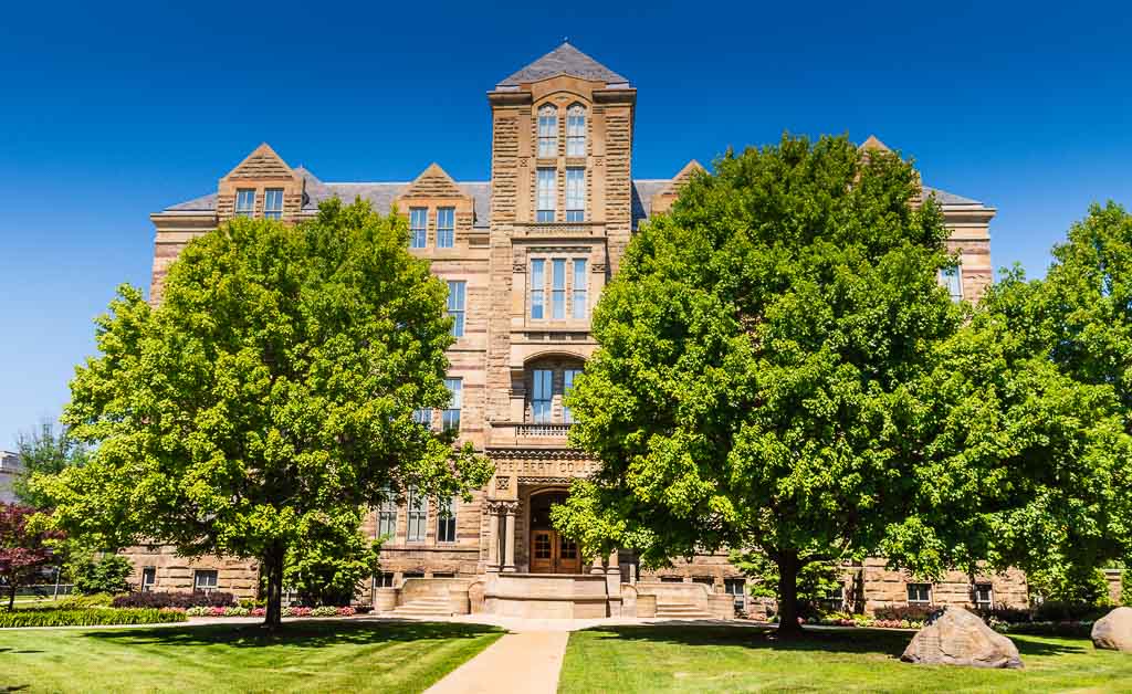 college building at University Circle in Cleveland Ohio