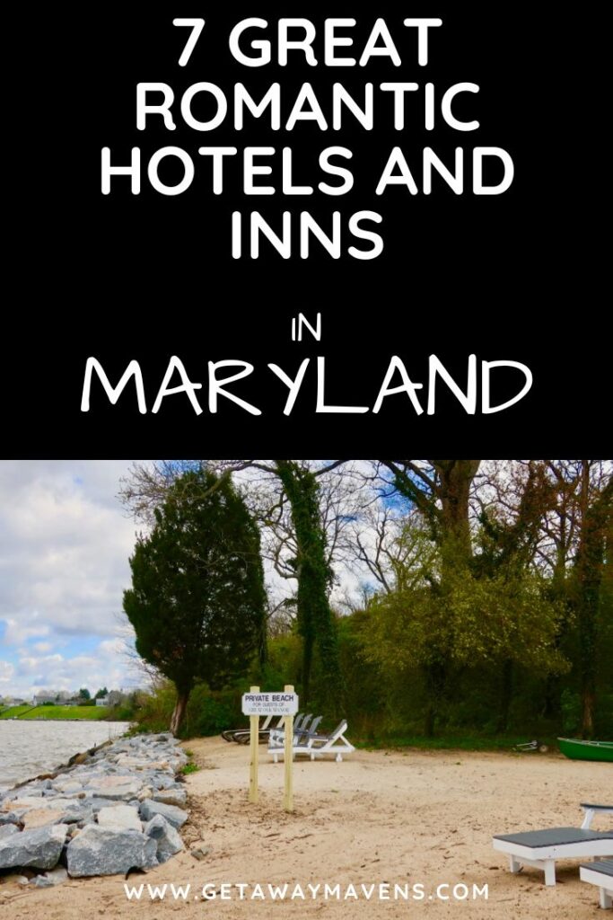 Romantic Hotels in Maryland pin