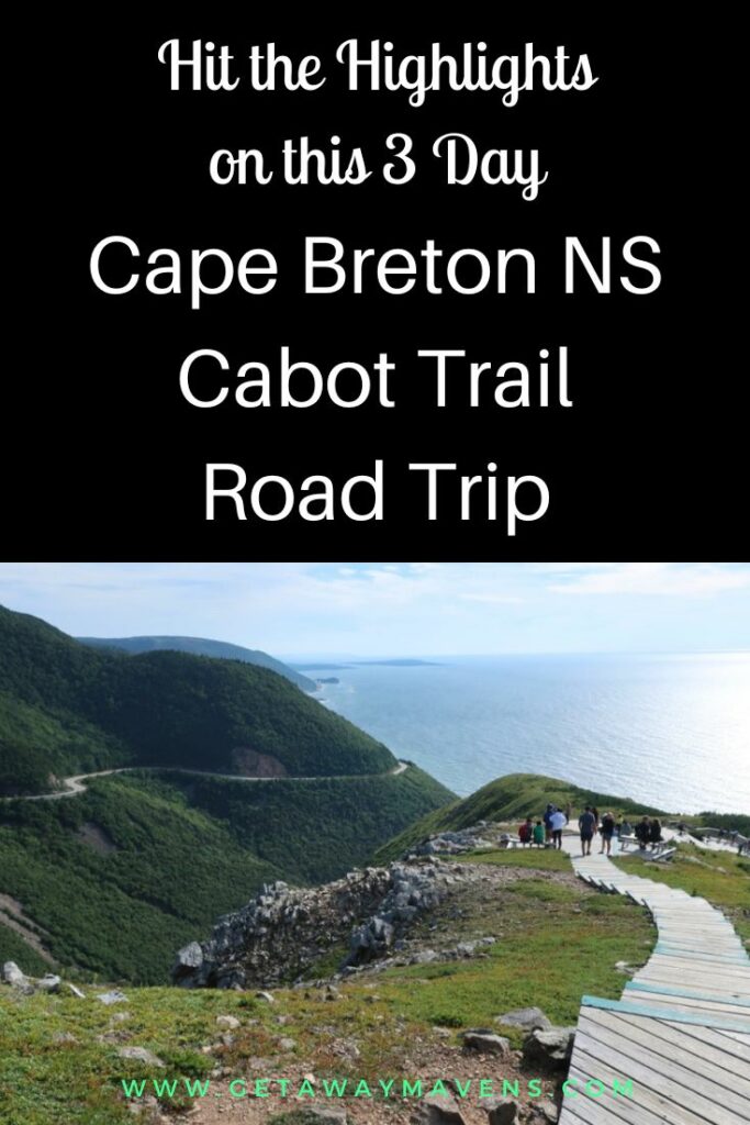 Cape Breton Cabot Trail 3 Day Road Trip Pin