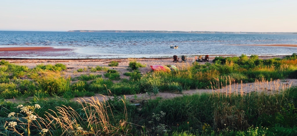 Eastern PEI beach at sunset