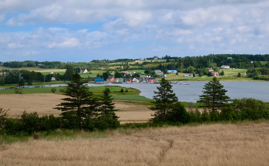 French River PEI farm and fishing village